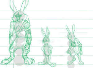 Bunnies Lineup by SonicSpirit