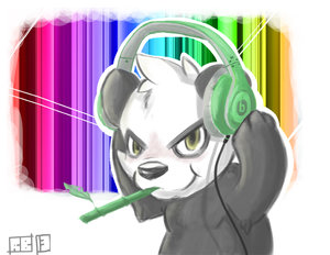 Panda Beats by RooBoy
