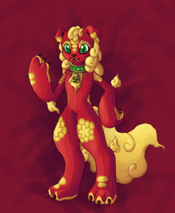 Foo Dog by RikaKitty