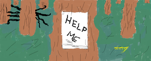 slenderman's note by mzzbooboo