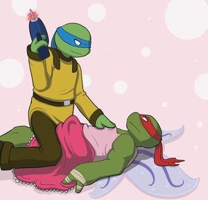 Leo x Raph - Cosplay fun by teddyparty