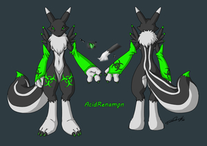 AcidRenamon - ref by ForcesWerwolf