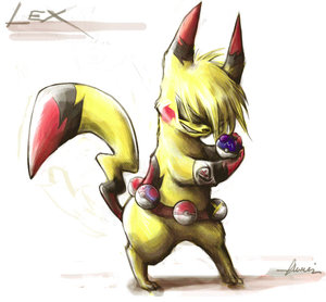 Lex the Pikachu by Flarezi by Lex0the0Pikachu