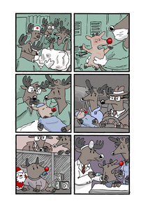 Rudolph the Red-Faced Reindeer pt.1 by billcat