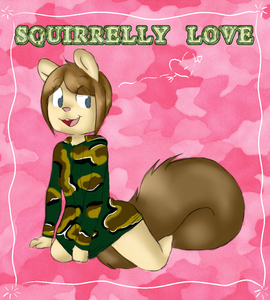 Squirrelly Love -Comic Cover- by JMKSquirrel
