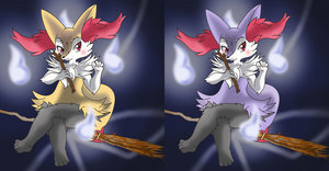 Braixen/color by kindred