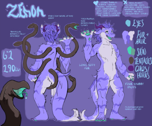 Fluffy Zenon Refsheet by Ixis