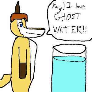 Blarion Loves Ghost Water  by Sunookitsune