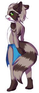 Fluffy Raccoon by CrunchoBar