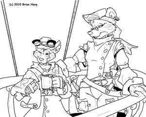 Gnoll Air pirates by Jace