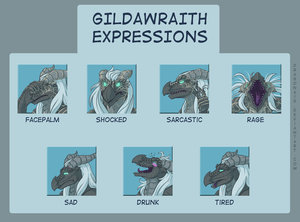Guildawraith Expressions by dragona15