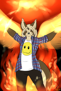 Rise Like A Phoenix  by ZippyTheIrishWolff