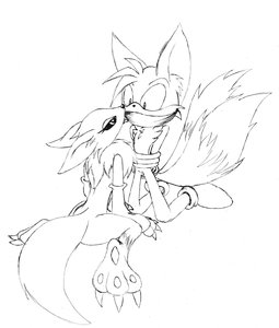 Tails slave for renamon by CIFERN