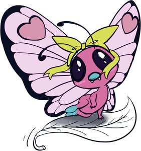 OC Buttershe (colored) by pinkbutterfree