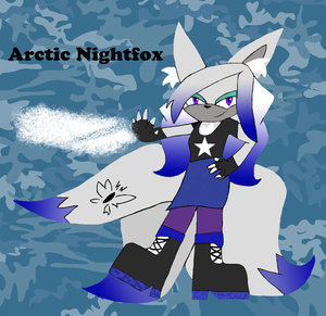 Arctic Nightfox by KHheartless2012