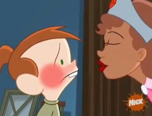 Trina Asking Rudy For A Kiss - ChalkZone by areej41