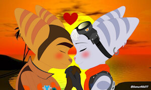 Ratchet x Rivet Valentine´s day special by GamerAlfa117
