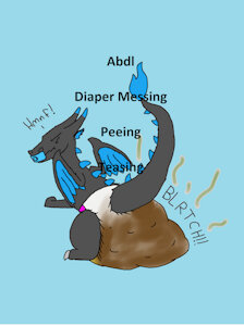 ABDL Hatchy lessons- Pooping your diaper by PoopyWolf