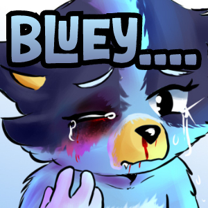 Bluey With Some Bruises by ElFabi666