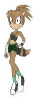 Echo the Raccoon by XxCrossedCutiexX - girl, woman, female, raccoon, basketball, sonic, oc, lady, sonic the hedgehog, fc, mobian, original character, fan character, mobians, sonic x, sonic oc, female solo