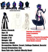 Kieousk Ghetto Ref by AntiAlias - male, skunk, mephit, kieousk