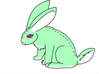 June's bunny doll by DefenderBunny - bunny, male, rabbit, cuteness, scary, doll, creepypasta, happypasta, scakdoll