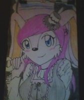 Sakura Hayashi by MakiArts - female, rabbit, anthro, fursona, gothic lolita, sakura hayashi, i took the pic with my webcam, sorry for bad lighting