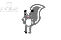 Zippy 2015 (First upload of the year) by AcidSkunkWolf - male, reference sheet, skunk, zippy, htf, happy tree friends