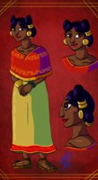 Queztalxochitl Caballero Ref by Matlalihuitl - female, human, oc, the book of life, tbol, book of life, bol