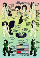 Lucifer Reference Sheet by Killerwolf1020 - male, horse, wings, sheet, unicorn, reference, pegasus, alicorn, lucifer