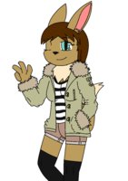 Reese Cream Griffith by HarveyTwin - female, cream, anthro, eevee, reese, griffith