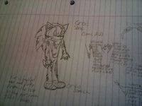 Crisis Sonic (Sonic AU) by YugiKun - male, hedgehog, alternate universe, apocalyptic timeline