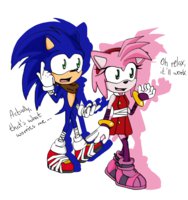 Boom! Sonic and Amy by CoconutJaguar - hedgehog's, sonic boom
