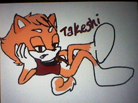 Takeshi the Shibe by MakiArts - male, character sheet, shiba inu, sonic oc, my art, takeshi the shiba inu