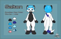 Ref Sheet by Salton - male, otter