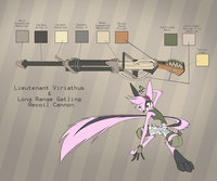Vi and Gun Animation Swatch by Dreamkeepers - bunny, comic, female, rabbit, cartoon, anime, anthro, pink, dream, graphic, furry, gun, character, sheet, swatch, novel, keepers, manga, dreamkeepers, vi