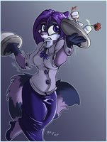 Susan-Adoptable from Fuf by NostalgicLover6589 - cute, female, raccoon, waitress, clumsy