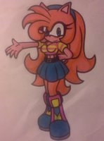 Holly (Sonic OC) by shadowhawx - female, original, hedgehog, sonic, sonic the hedgehog, original character
