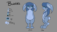 Bubbles - Reference Sheet by Yuukon - girl, bunny, female, bubbles, original character, bunny girl, bunny rabbit