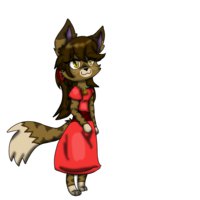 Perfectionist Complex by Skyrocker4cats - red, cute, cat, female, dress, anthro