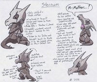 Sternum Reference by Violyte - male, pokemon, shadow, dark, clone, type, oc, evil, reference, cubone, all, ground, any, bio, sternum