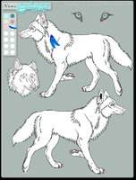 Kiyiya Howling Wolf template by KiyiyaHowlingWolf - female, wolf