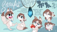 Snowfire Ref Sheet by 1Trick - cabbit, commission, herm, mlp, refsheet, mlpfim