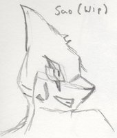 Sao the Shark WIP by Aquazero - male, shark, character, headshot