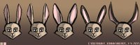 Johnny Rabbit Head Designs by Last69Skullz - rabbit, johnny, cyberhunt