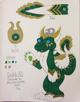 AD by pixiestick8256 (redraw) by Dlweedo - reference sheet, ref sheet, angeldragon