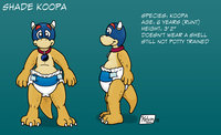 Shade Koopa by ShadeKoopa - babyfur, diaper, male, koopa