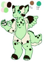 [ Fursona ] Ripley  by Hallsifer - dragon, fursona, angel, dutch, genderqueer, fluffy dragon, agender, angel dragon, dutch angel dragon, duct angel dragon