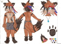 Stripes Reference Sheet by Stripes - raccoon, male, stripes, sheet, reference