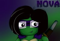 TMNT OC: Nova by ZanaNovaShine - female, turtle, character profile